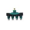 3/4“ Thread 4-Way Tap Hose Water Splitter Valve Zinc alloy Outdoor Faucet For Garden Irrigation Systems