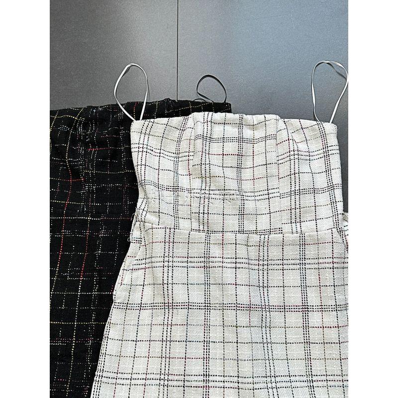 Yan Zi Export Day + Classic Style Tube Top Mini Tube Top Dress Ruffles Exquisite Refined Grace Dinner Suit