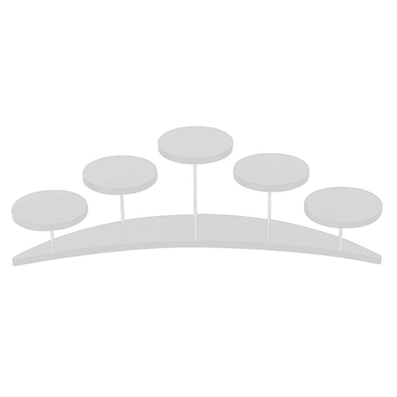 5patrový průhledný akrylový stojan na košíčky Stojan na šperky dort Stojan na párty Stojan na svatební dorty Stojan na dekorace na miminko