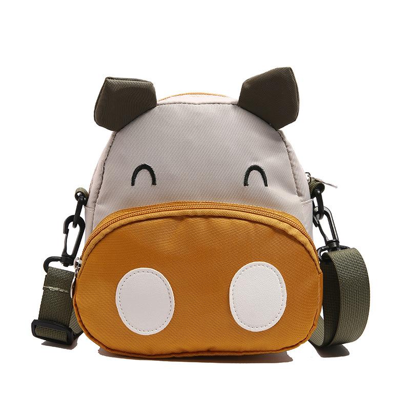 

Триколірна нашивка свиня невелика сумка новий жіночий рюкзак мила універсальна студентська сумка через плече One size