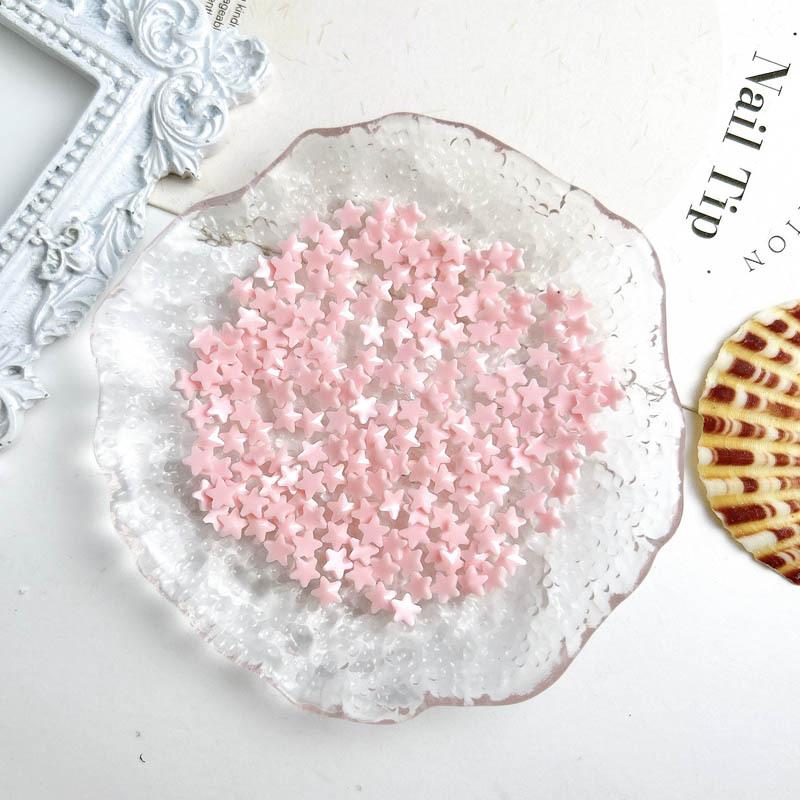 New Nail Art Resin Star Moon Ornaments Mini Small Macaron Nails DIY Phone Case Decoration