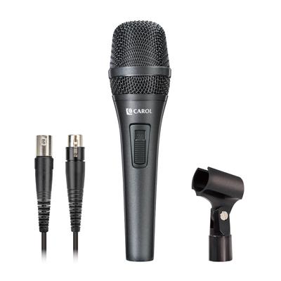 CAROL mikrofon XLR mikrofon Dynamický mikrofon Kardioidní zpěv Karaoke mikrofon Jednosměrný pro akce Řeč Jeviště Studio Venkovní zpěv XLR