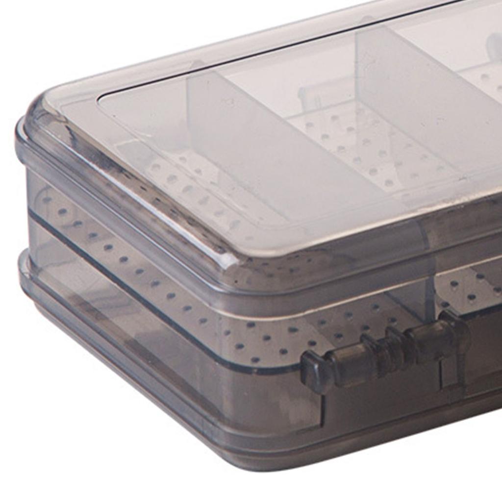 Double Layer Jewelry Box Thicken Plastic Jewelry Storage Box Hanging Clear Jewelry Box Organizer for Earrings Necklaces