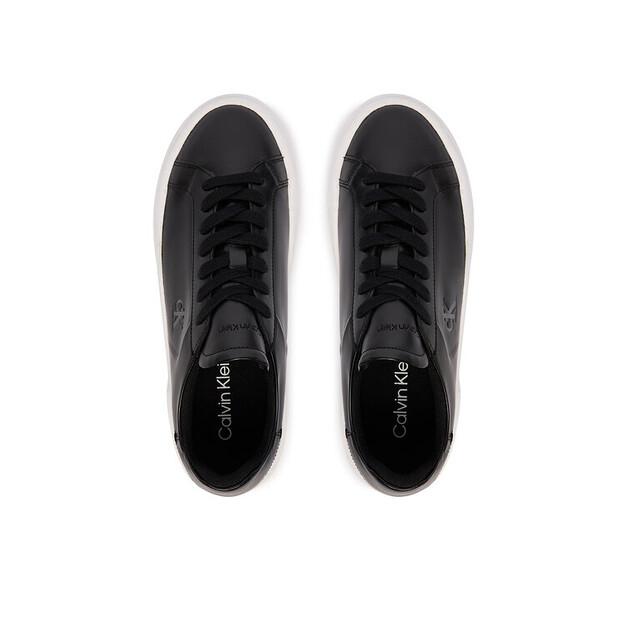Calvin Klein Flatform Lace Up Lth Sneakers