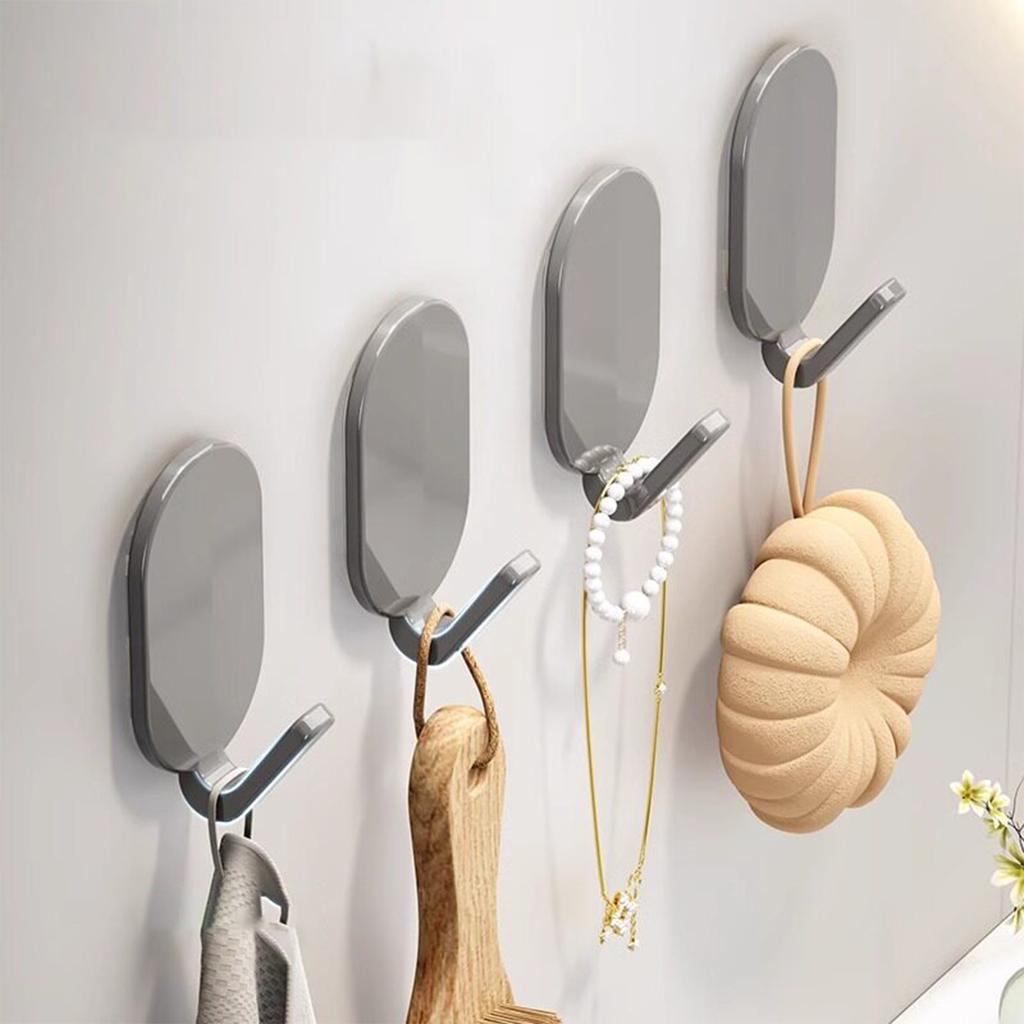 Kitchen Wall Hooks Self-Adhesive No Drilling, for Hanging Spatulas Ladles and Utensils, Saving