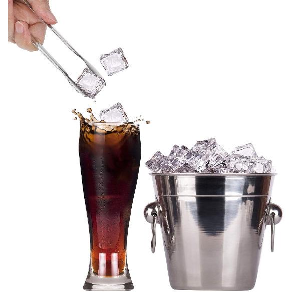 12 Pieces Sugar Tongs Ice Tongs Stainless Steel Mini Serving Tongs Appetizers Tongs Small Kitchen Tongs for Tea Party Coffee Bar Kitchen (Silver, 6