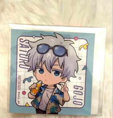 [USED] Jujutsu Kaisen Marukuji Bonus Sticker Gojo