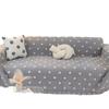 Nordic Geometric Jacquard Couch Cover Double Sided Chenille Anti-scratch Sofa Towel Furniture Protection Slipcover for Dogs Cats