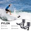 1 Pair Wall Mounted Surfboard Rack Snowboard Rack Hanger Wall Mounted Storage Rack For Skateboard Snowboard Surfboard