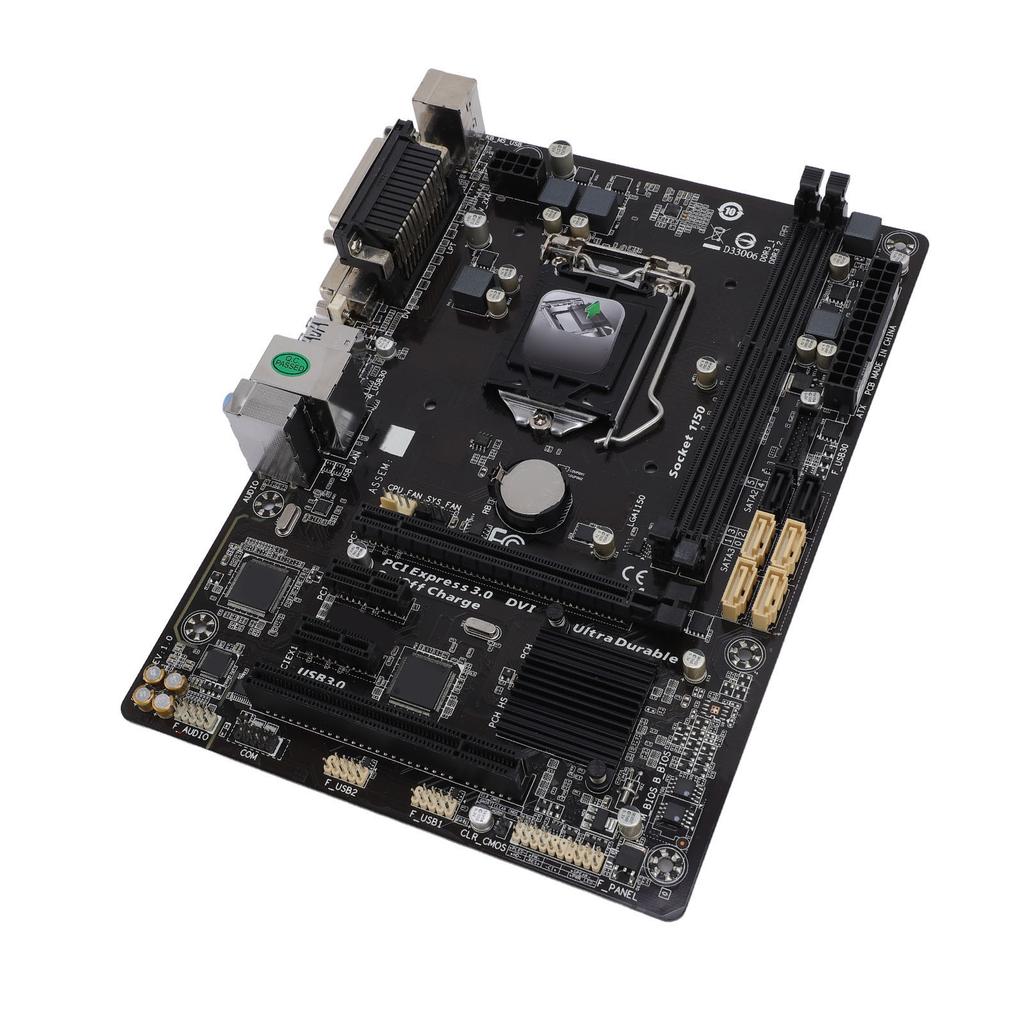 Computer Motherboard M ATX DDR3 X 2 DIMM Slot Gaming Motherboard Replacement for LGA 1150 for Core I7