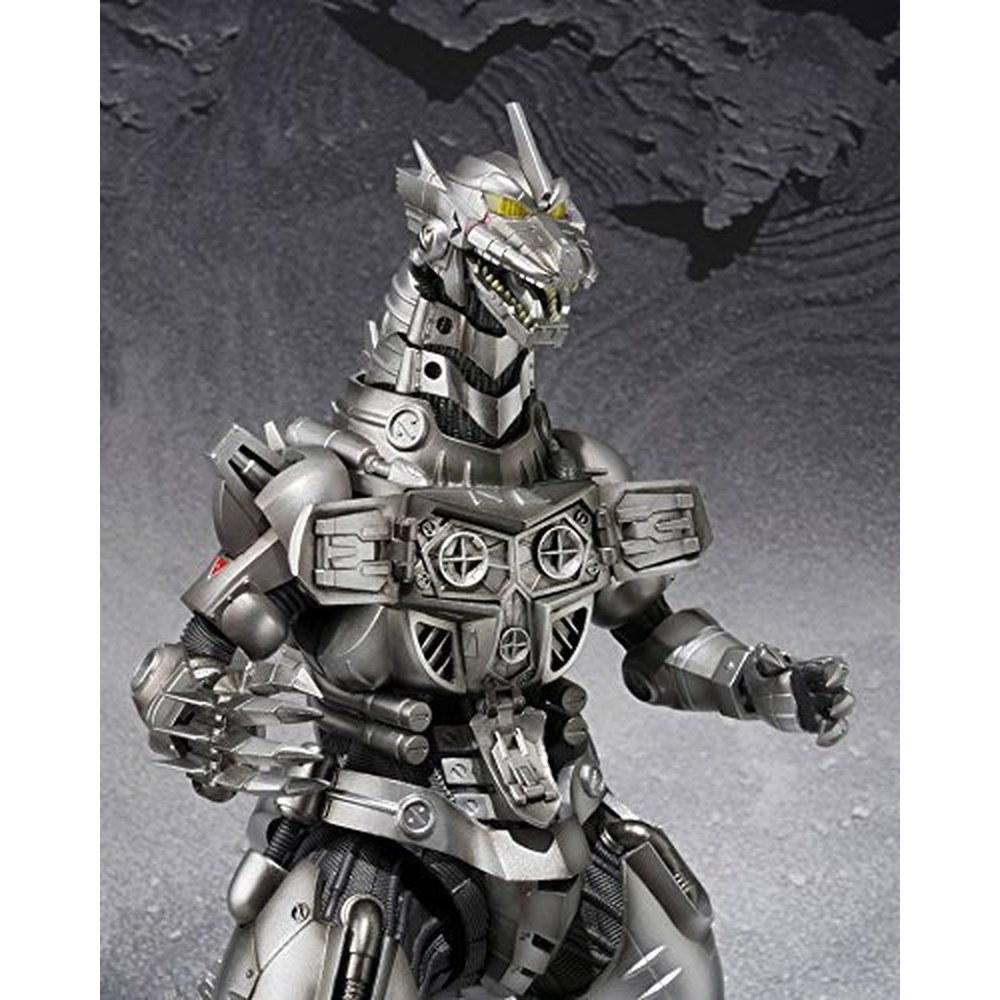 Tamashii Nations S.H.MonsterArts Godzilla Mothra Mechagodzilla Tokyo SOS 3rd Type Kiryu Heavy Armored High Mobility Figure 15.5cm ABS PVC