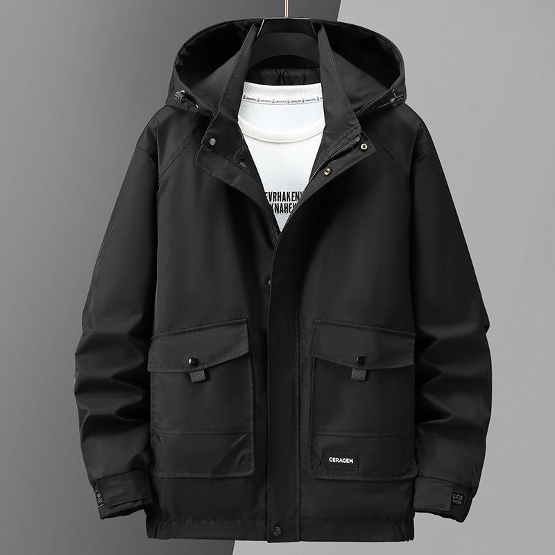

Мужская рабочая куртка больших размеров весна-осень модное повседневное пальто свободного покроя 4XL-10XL 4XL
