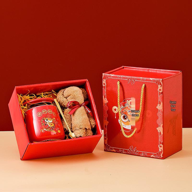 Temperature-Regulating Ceramic Coffee Cup Gift Set for Customers & Employees