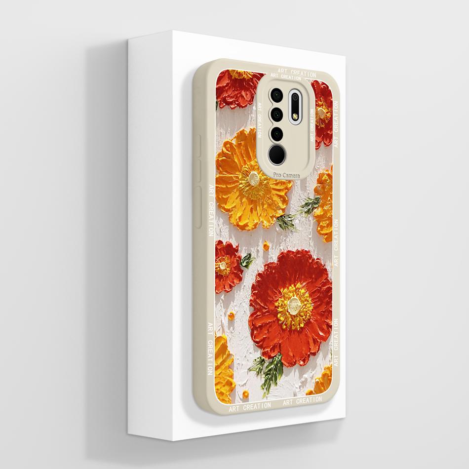 For Redmi 9 9A 9C 9T Case Cute Panda Soft Liquid Silicone Phone Housing For Xiaomi Redmi9 Power High Quality Durable Back Cover
