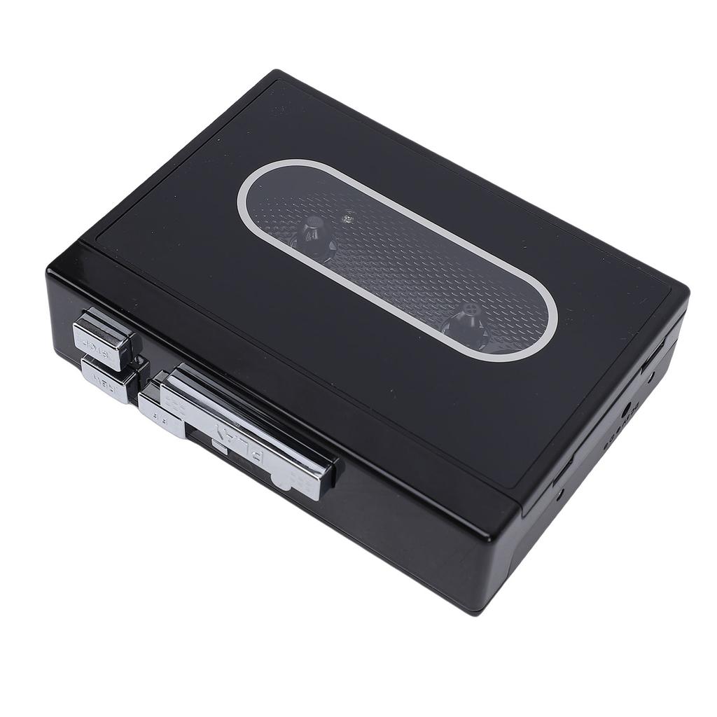 Cassette Tape Player Portable Cassette To MP3 Converter with 3.5mm     Supports USB Flash Drives and USB Card Reader for Homes Parks
