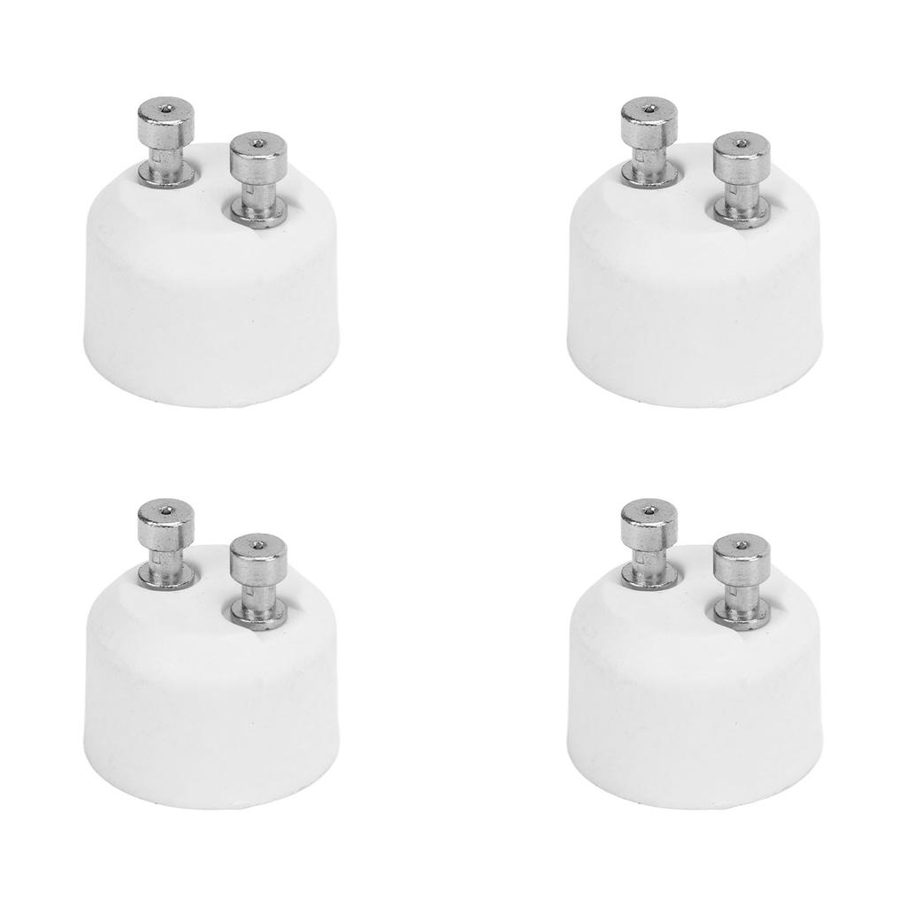 4PCS GU10 To MR16 Adapter Socket Heat Resistant Lamp Holder Converter for LED Halogen Lamp