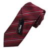 [Michiko London] Gift Boxed Freshers' Recruitment Tie, Brand Silk, Perfect for Gifts, Stylish, Ideal for Suits and Jackets, Men's (MKCP-33-D Wine)