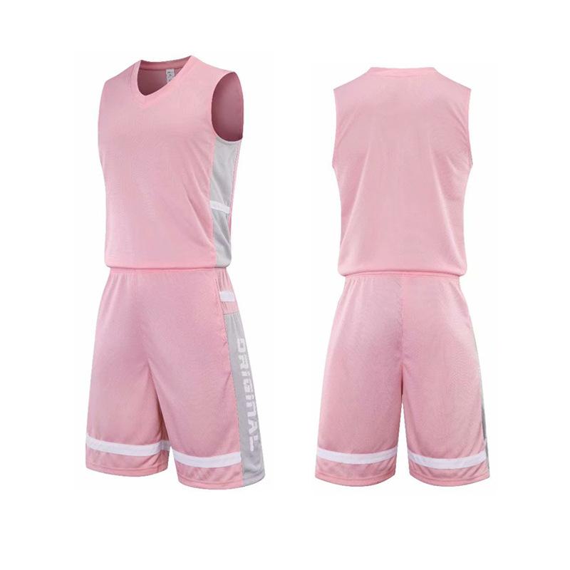 Quick-drying basketball jersey set Student personalized jersey Adult children's game training sports vest DIY printing number