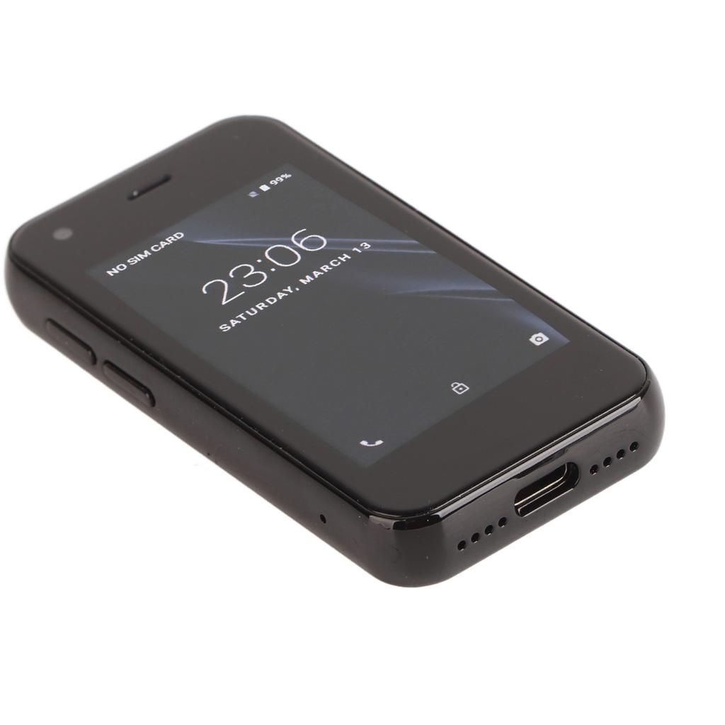 XS11 Mini Handy 2,5 Zoll WiFi GPS 1GB 8GB Quad-Core für Android Smartphone für Studenten Schwarz