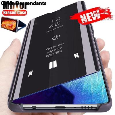 SamsungA54 Smart Mirror Leather Flip Case For Samsung Galaxy A54 6.4Inch Magnetic Book Stand Holder Cover Sumsung A 54 5G Fundas