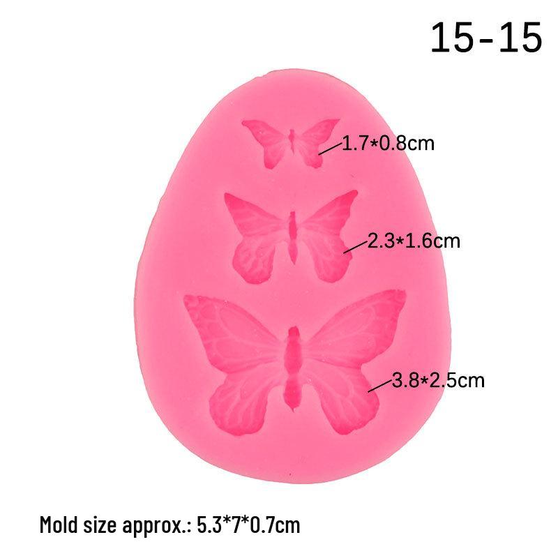 

Butterfly Fondant Silicone Molds for DIY Baking and Cake Decoration