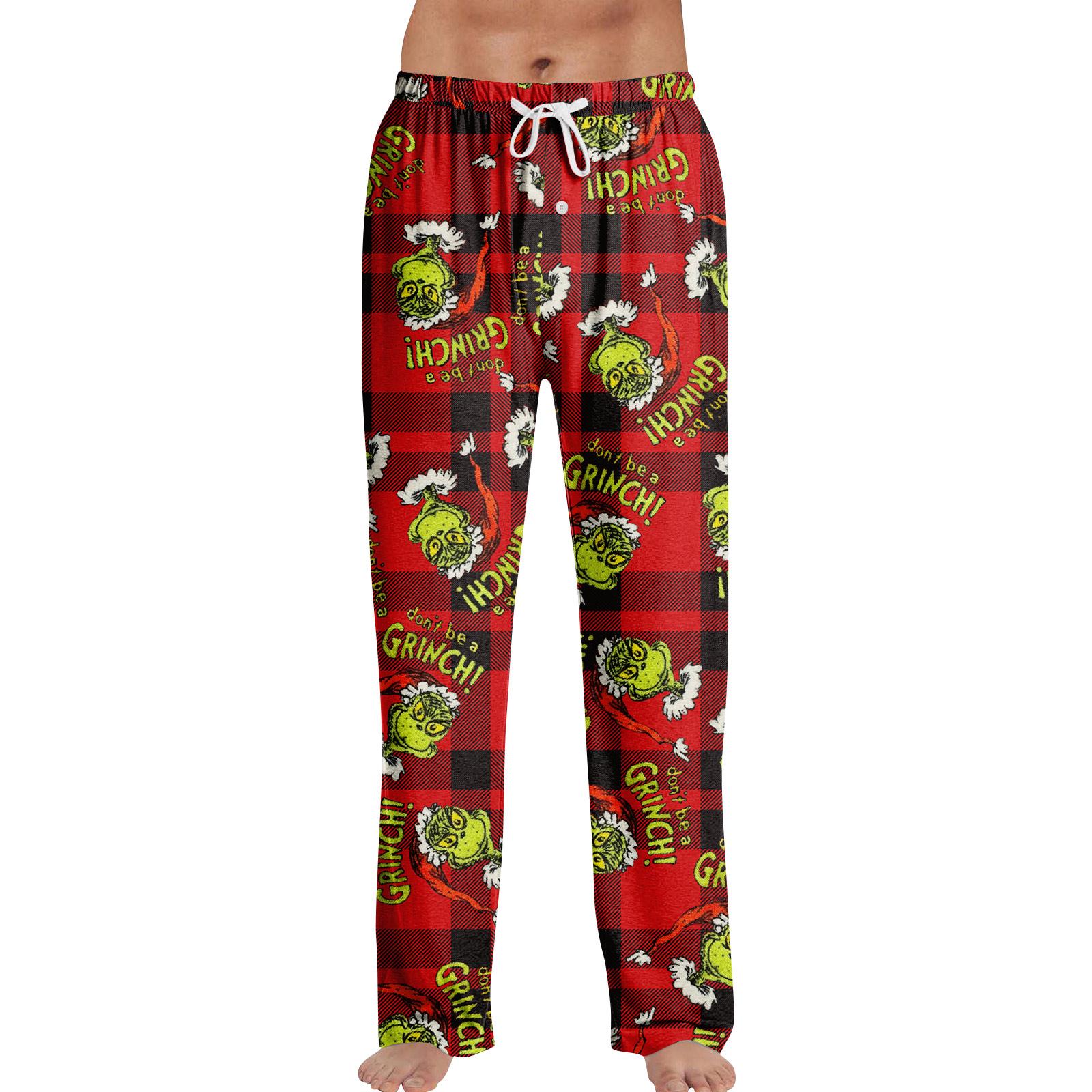 

Пижамные брюки Домашняя одежда Повседневные Брюки на кулиске с эластичной талией Удобные Прямые Брюки для йоги Свободные M