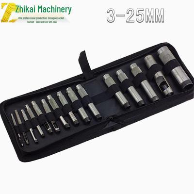 15-Piece Belt Hole Punch Set (3-25mm)