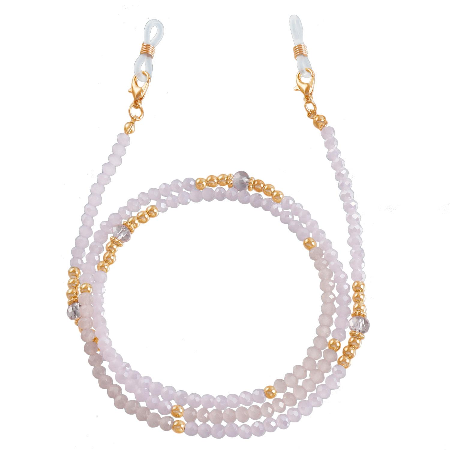 

Цветная шпинель, бусины для очков, цепочка для маски, зеленая цепочка для женщин, шейный переносной шнурок, цепочка для наушников, защита от потери