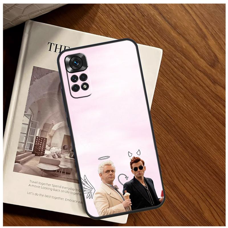 Good Omens Case For Xiaomi Redmi Note 12 10 9 11 13 Pro Plus 12S 10S 11S 9S Redmi 13C 10C 9C 12C Cover