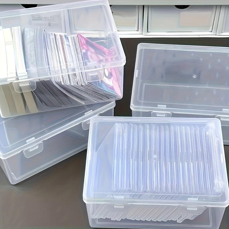 Large Capacity Transparent Plastic Storage Box with Lid, File Organizer, Multi-Layer Folder, Suitable for Home, School and Office Supplies