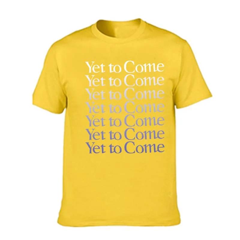 Summer T Shirt Graphic T-shirts Men's Women's Fashion Oversize T-shirt Harajuku Streetwear YET TO COME Short Sleeves Sport Shirt