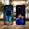 Funda de Teléfono MJ-Michael Jackson Silicona Negra Suave Para Samsung Galaxy A73,A72,A71,A70,A53,A52,A51