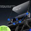 Încărcător Wireless Auto Bobină Dublă Suport Încărcare Wireless Ecran Pliabil Încărcare Rapidă Telefon Suport Telefon Auto