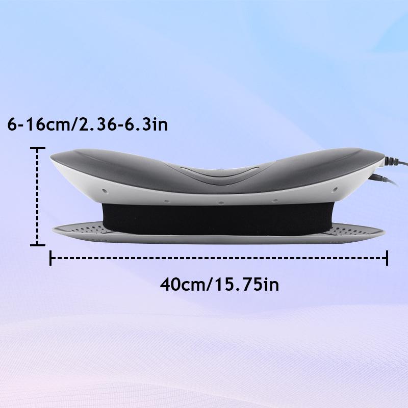 Curved Lumbar Spine Massager Intelligent Electric Compress Soothing Lumbar Massage Instrument Stretcher Waist Spine Health Care
