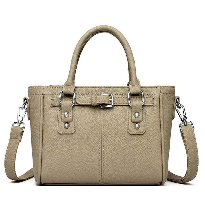 New Fashion Women Handbags Brand Designer Solid Color PU Leather Shoulder Bags for Women Luxury Lady Purse  Small Crossbody Bags