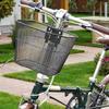 Afneembare Fietsmand voor aan het Stuur, Metalen Draadmand, met Haken Verstelbare Bevestiging voor Buiten
