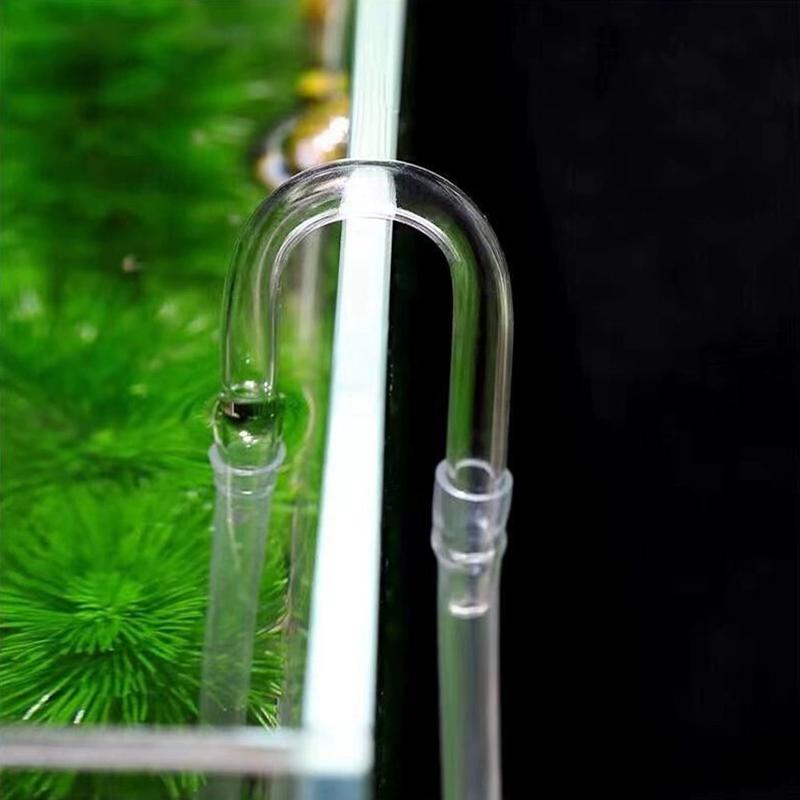 Aquarium U Shaped Air Pipe Connector Fish Tank Co2 Refiner Glass Tube Co2 Oxygen Tube For Co2 Diffuser Air Pump Accessories