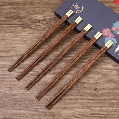 Alta Qualidade Premium Sândalo Vermelho Natural Palitos de Chopsticks Embalagem Caixa de Presente Talheres Domésticos Conjunto de Talheres Palitos de Chopsticks Chineses