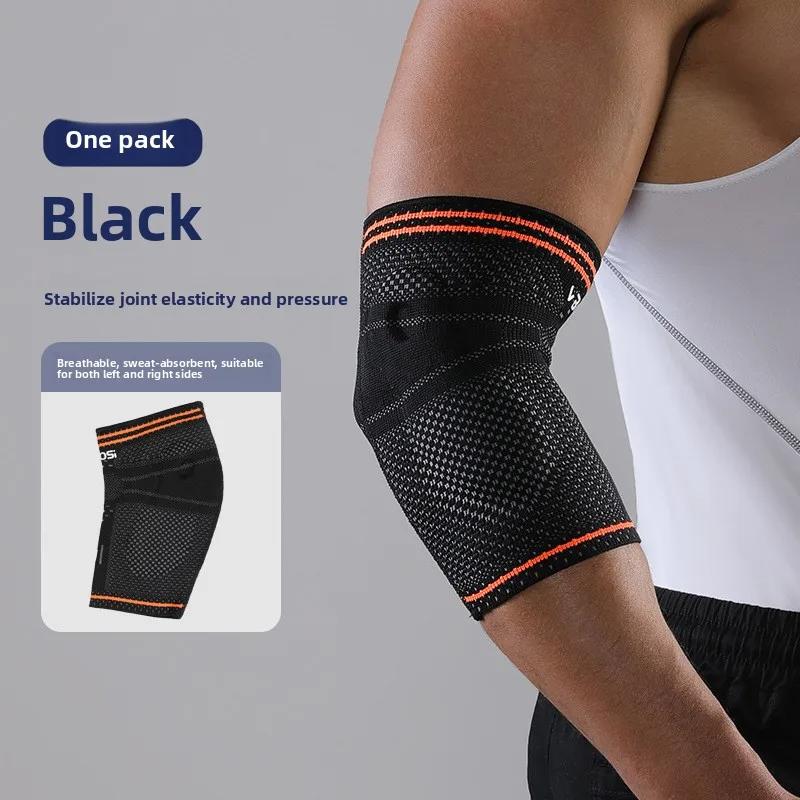 

Vbosi Unisex Ergonomic Arm Sleeves With Gel Pads 1Pc 3D Knitted Breathable Elastic Air Holes Elbow Support For Women And Men XL