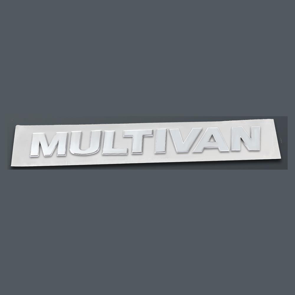 1pc 3D ABS MULTIVAN Letter Logo Car Sticker Tail Bumper Badge Auto Rear Trunk Emblem Decals For VW MULTIVAN Passat Accessories