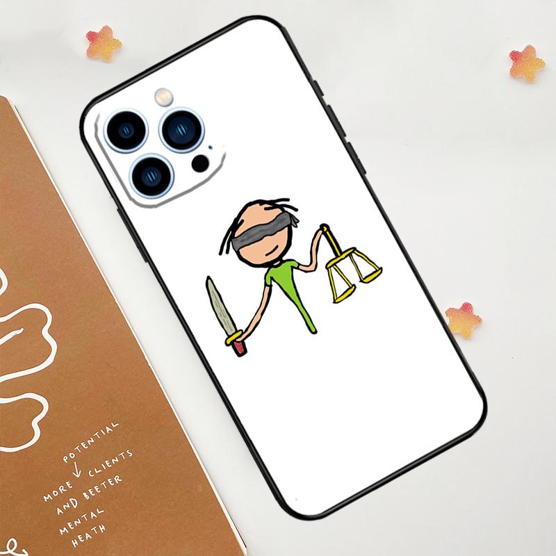 Gesetz Anwalt Richter Gerechtigkeit Fall Für Apple iPhone 12 13 Mini 11 14 15 16 Pro Max Plus X XR XS Max Hülle