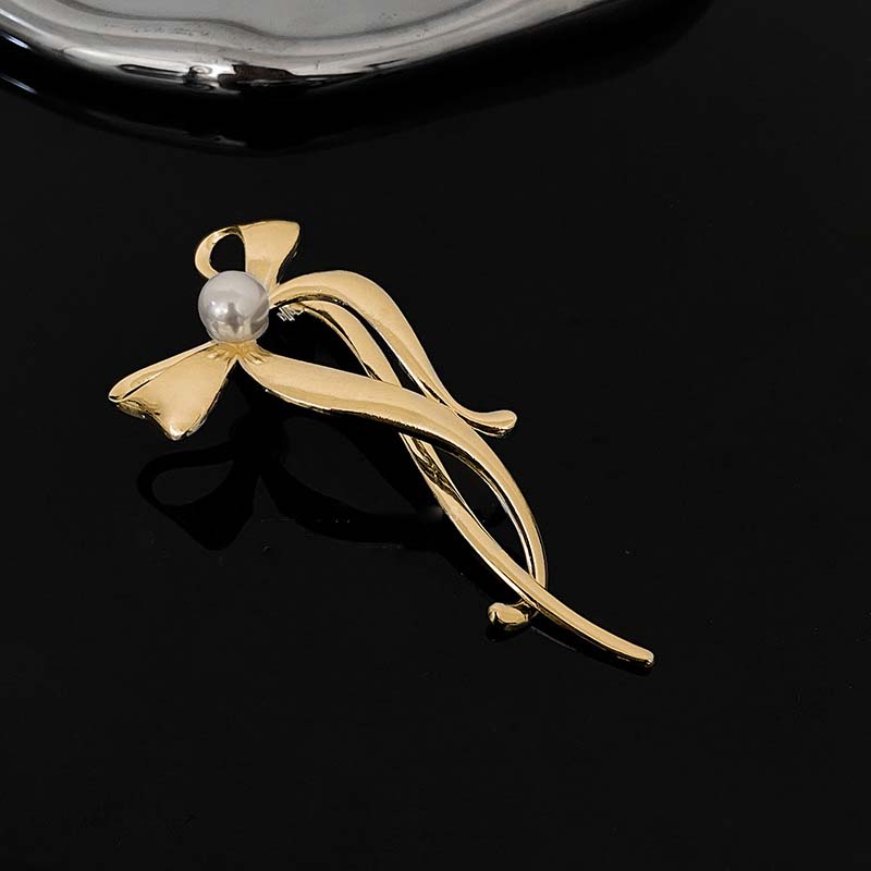 Einfache Elegante Legierung Schleife Haarspangen Pferdeschwanz Schnalle Retro Dutt Haarspange Haarnadel Frauen Haarspangen Pferdeschwanzhalter Haarschmuck