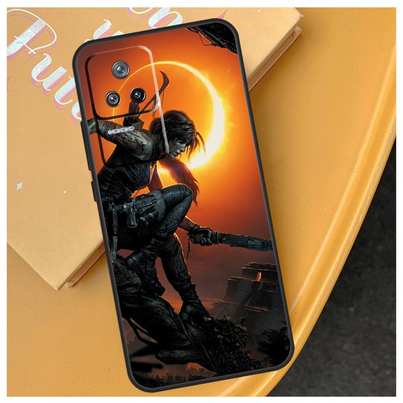 Lara Croft Tomb Raider Case For Xiaomi 14T 13T Pro 11T 12T 13 14 15 Ultra POCO X6 Pro X3 X5 F5 F6 M6 X7 Pro Cover