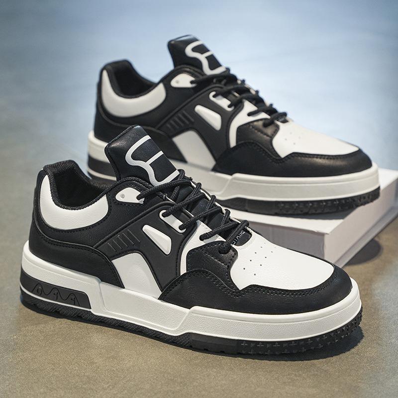 Autumn Men's Shoes New Breathable Little White Shoes Boys Trend Versatile Thick-soled Low-top Sports Shoes Casual Board Shoes