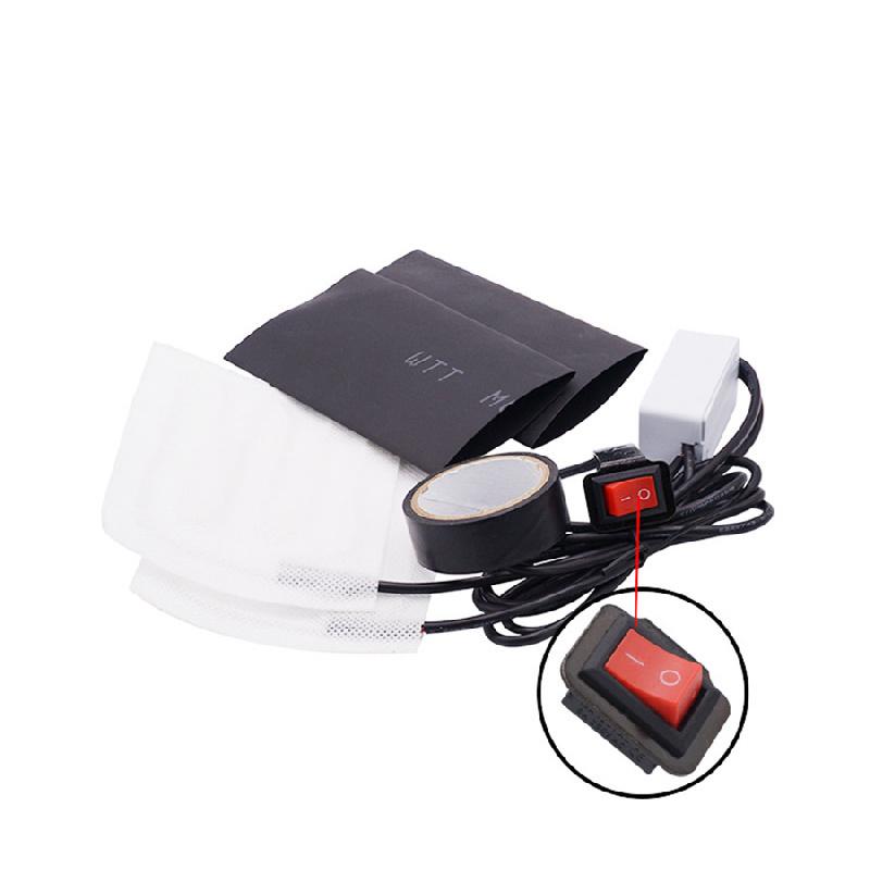 Handlebar Electric Bike Hand Grip Handle Heated Non-Woven Set 20V-100V E-Bike