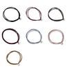 10PCS Hair Rope with Pearl Decoration High Elastic Strong Toughness Rubber Bands No Slip Versatile Headband for Commuting