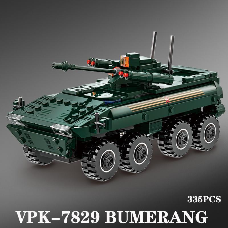 2025 Modern Military Armor Vehicle DANA M2 BTR-4 Infantry Fighting Car Model Building Blocks Sets Tank Building Brick Kid Toy