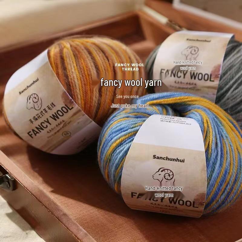 Chunky Merino Wool Yarn 50g for DIY Knitting & Crochet Sweaters and Scarves