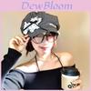 Beanie Hat For Women Cute Polka Dot Dog Pattern Wide Brim Sun Hat Summer Fashion