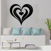Metal Heart Wall Art Romantic Home Decor Minimalist Craft Gift for Living Room